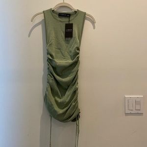 LIONNESS MILITARY DRESS IN SAGE GREEN XS